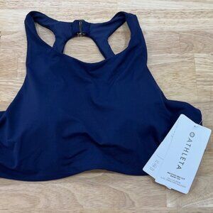 Athleta size 36B/C Maldives Bra Cup Bikini Top Navy
